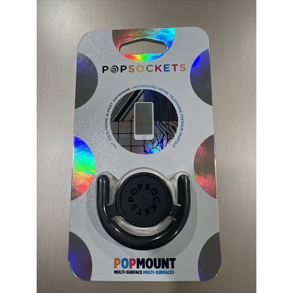PopSockets PopMount: Multi-Surface Mount - PopSockets PopGrip - Black NEW !!!